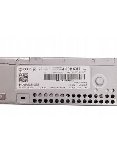 AUDI A8 D4 NAWIGACJA MMI MULTIMEDIA 4H0035670P