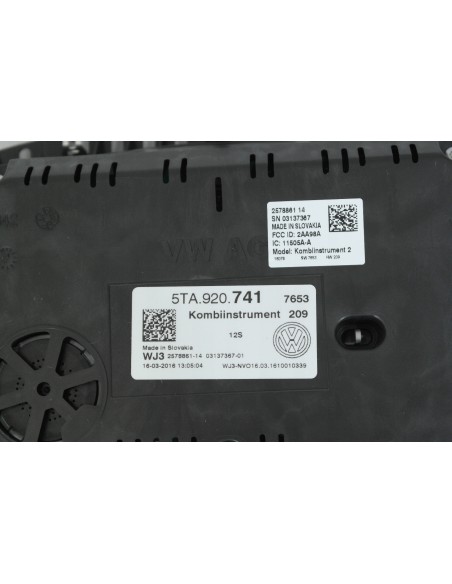 VW TOURAN III 5T TDI LICZNIK 5TA920741