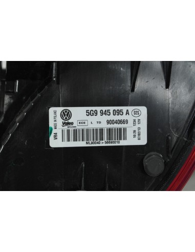 VW GOLF VII KOMBI LAMPA LEWA TYLNA 5G9945095A