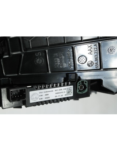 SKODA SCALA RAMKA TUNELU USB C 656863212A 657035736