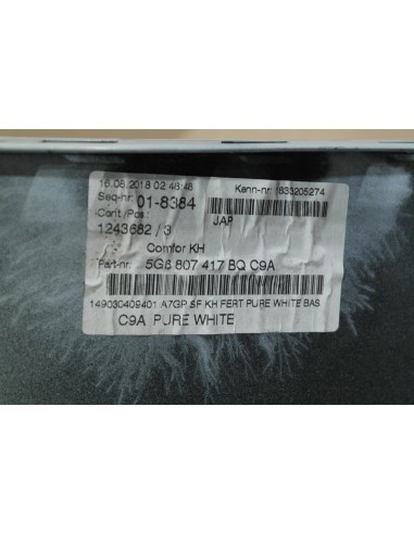 VW GOLF VII 7 LIFT HATCHBACK ZDERZAK TYLNY...