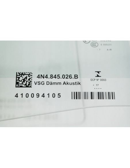 AUDI A8 4N D5 SZYBA DRZWI PRAWA TYLNA PODWÓJNA LONG 4N4845026B