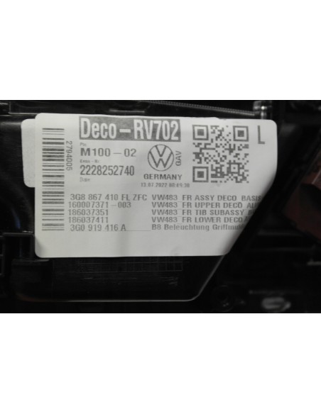 VW ARTEON LIFT LISTWA DEKOR DRZWI PRAWY PRZÓD AMBIENTE 3G8867410FL