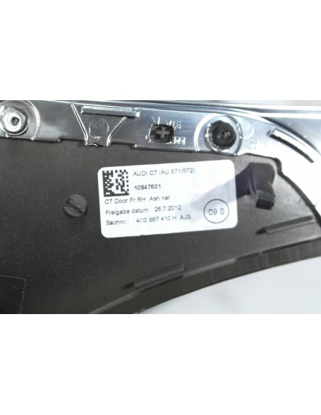 AUDI A6 C7 4G0 LIFT LISTWY DEKORY WNĘTRZA DREWNO 4G1853190J 4G0867410H