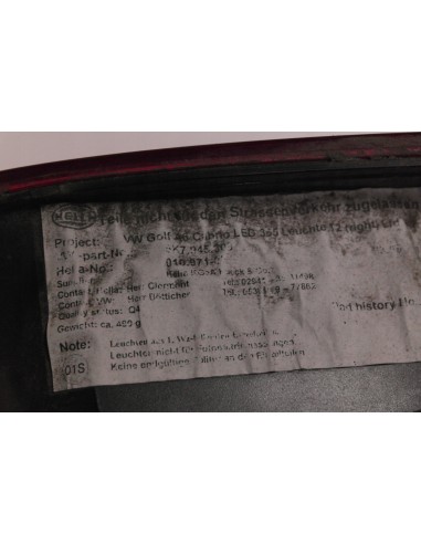 VW GOLF VI 6 CABRIO LAMPA PRAWY TYŁ LED 5K7945308