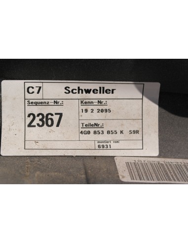 AUDI A6 C7 4G0 LIFT LISTWA PROGOWA LEWA LS9R...