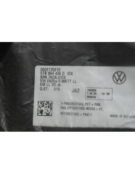 FORD TOURNEO CONNECT MK3 VW CADDY V DYWANIKI WELUROWE PRZEDNIE 5TB864436G