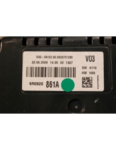 VW POLO 6R0 LICZNIK ZEGARY TDI 6R0920861A 2