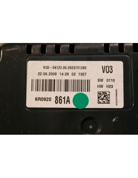 VW POLO 6R0 LICZNIK ZEGARY TDI 6R0920861A