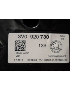 SKODA SUPERB III 1.4 TSI LICZNIK 3V0920730 2