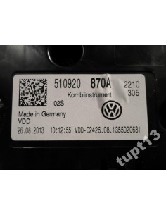 VW SPORTSVAN LICZNIK 2.0 TDI 510920870A 2