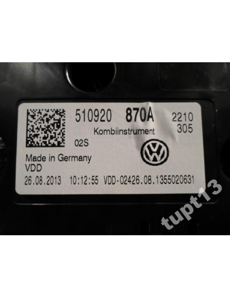 VW SPORTSVAN LICZNIK 2.0 TDI 510920870A