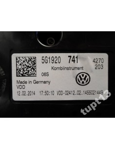 VW GOLF VII 1.6 TDI LICZNIK 5G1920741 2