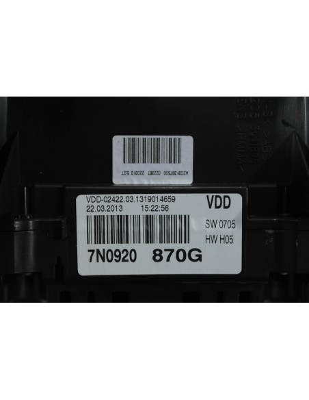 VW SHARAN 7N0 2.0 TDI LICZNIK DSG 7N0920870G