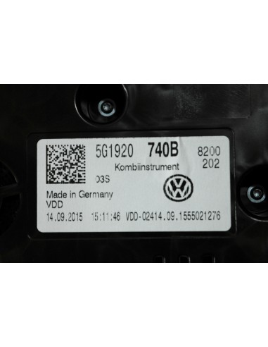 VW GOLF VII 1.5 TSI LICZNIK 5G1920740B