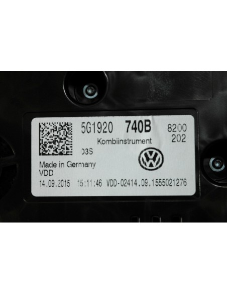 VW GOLF VII 1.5 TSI LICZNIK 5G1920740B