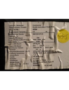 VW GOLF VI PLUS 2.0 TDI LICZNIK 5M0920870B 2