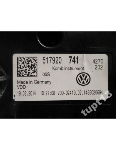 VW GOLF SPORTSVAN 1.6 TDI LICZNIK 517920741