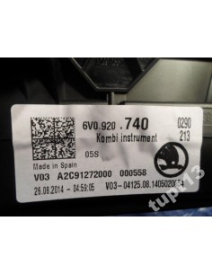 SKODA FABIA III LICZNIK 6V0920740 2