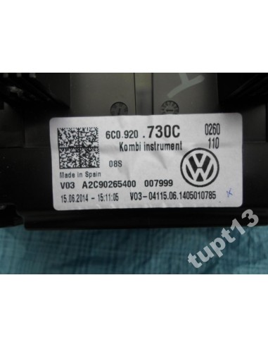 VW POLO 6C0 13-15 R LICZNIK 6C0920730C