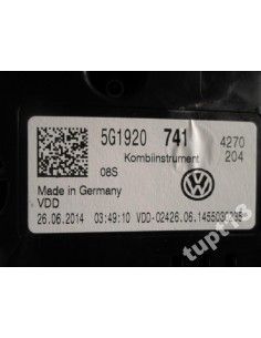 VW GOLF VII TDI LICZNIK 5G1920741 2