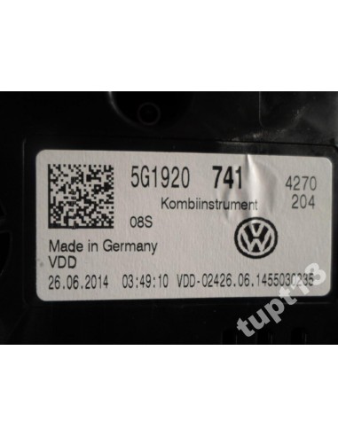 VW GOLF VII TDI LICZNIK 5G1920741
