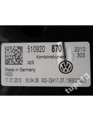 VW GOLF SPORTSVAN TSI DSG LICZNIK 510920870
