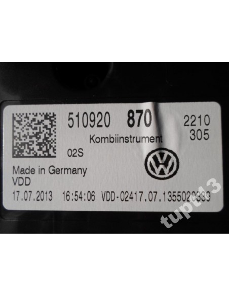 VW GOLF SPORTSVAN TSI DSG LICZNIK 510920870