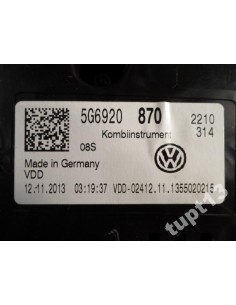 VW GOLF VII GTI 2.0 TSI LICZNIK 5G0920870 2