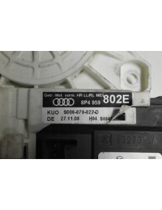 AUDI A3 8P0 SPORTBACK SILNICZEK SZYBY 8P4959802E 2