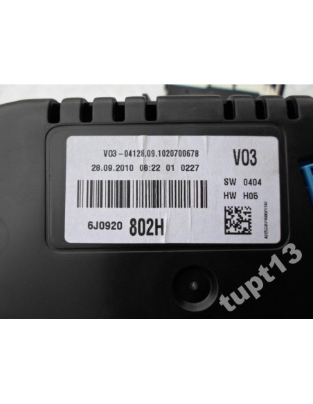 SEAT IBIZA IV 6J0 1.6 TDI LICZNIK 6J0920802H