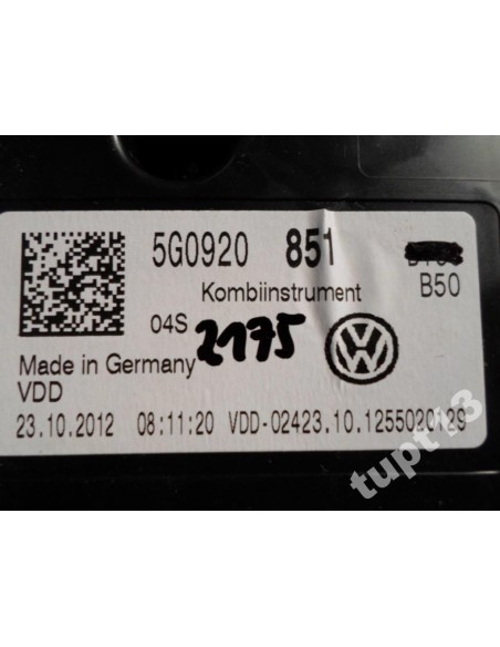 VW GOLF VII LICZNIK TSI 5G0920851