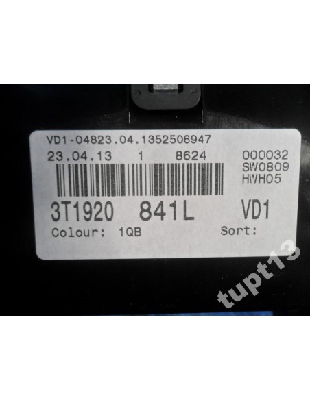 SKODA SUPERB II FL 2013-14 R LICZNIK 3T1920841L