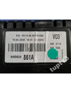 VW POLO 6R0 2009-2013 R 1.2 TDI LICZNIK 6R0920861A 2