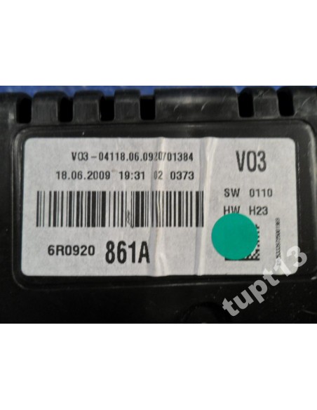 VW POLO 6R0 2009-2013 R 1.2 TDI LICZNIK 6R0920861A