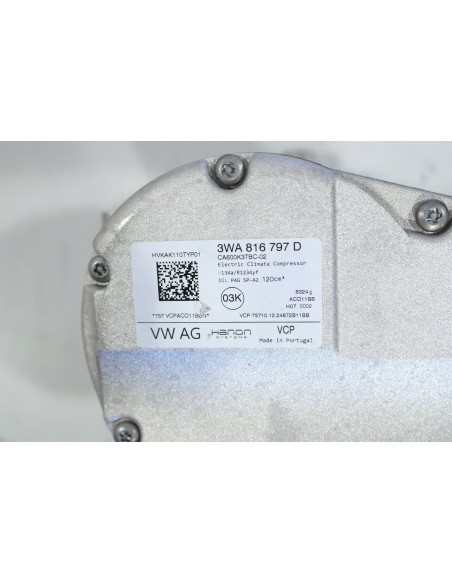 VW SEAT SKODA 1.5 ETSI KMPRESOR KLIMATYZACJI SPRĘŻARKA 3WA816797D