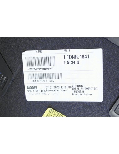 FORD TOURNEO CONNECT MK3 VW CADDY V MAXI BOCZEK...