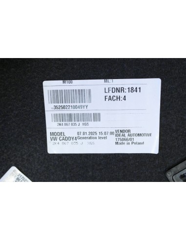 FORD TOURNEO CONNECT MK3 VW CADDY V MAXI BOCZEK...