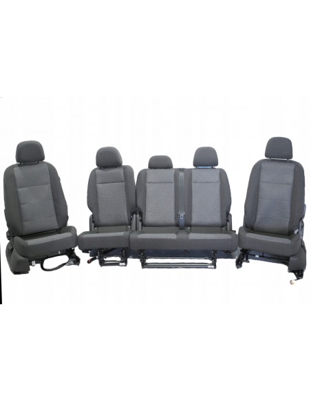 ORD TOURNEO CONNECT MK3 VW CADDY V WNĘTRZE FOTELE KANAPA 5 OSÓB