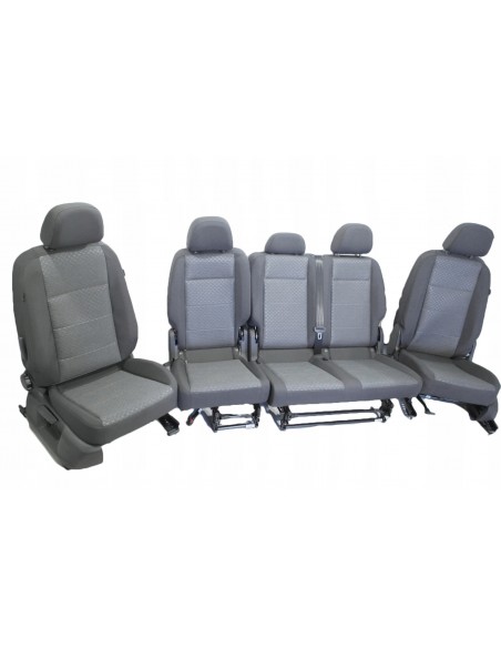 ORD TOURNEO CONNECT MK3 VW CADDY V WNĘTRZE FOTELE KANAPA 5 OSÓB