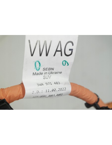 VW AUDI SEAT SKODA 1.5 ETSI KABEL PRZEWÓD ŁADOWANIA 3WA971483
