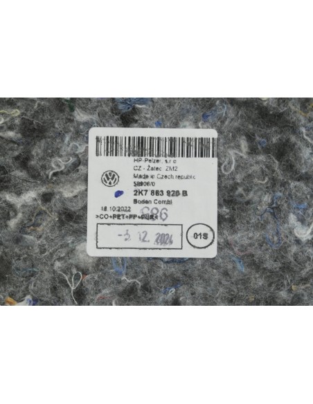 FORD TOURNEO CONNECT MK3 VW CADDY V WYGŁUSZENIE FILC POD DYWAN 2K7863920B