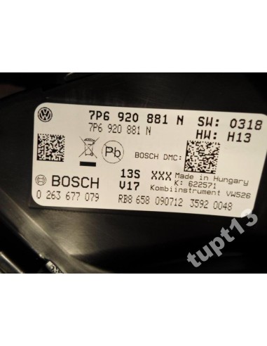 VW TOUAREG 3.0 TDI LICZNIK ZEGARY 7P6920881N