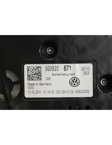 VW GOLF VII 1.4 TSI LICZNIK 5G0920871