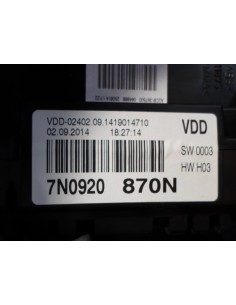 VW SHARAN 7N0 2.0 TDI LICZNIK 7N0920870N 2