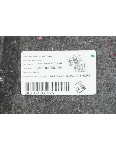 FORD TOURNEO CONNECT MK3 VW CADDY V DYWAN WYKŁADZINA WNĘTRZA 2K8863368