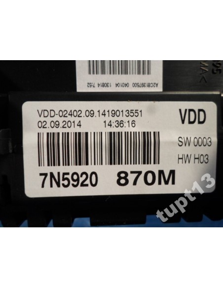 SEAT ALHAMBRA 1.4 TSI DSG LICZNIK 7N5920870M