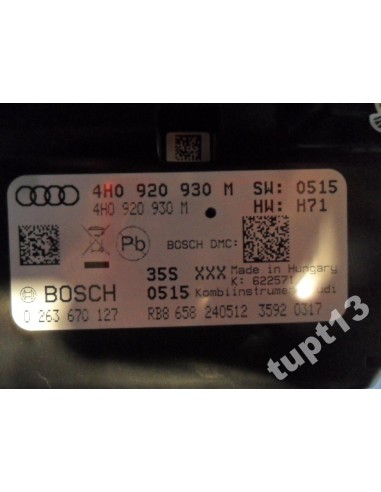 AUDI A8 4H 3.0 TDI ZEGAR LICZNIK 4H0920930 M