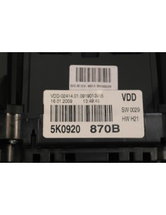 VW GOLF VI 1.4 TSI LICZNIK 5K0920870B 2