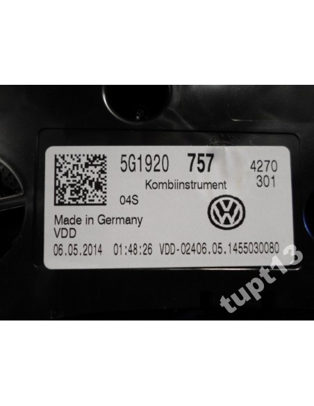 VW GOLF VII GTD LICZNIK 5G1920757
